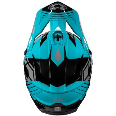 Castle X CX200 Sector Snowmobile Helmet - Turquoise for Sale