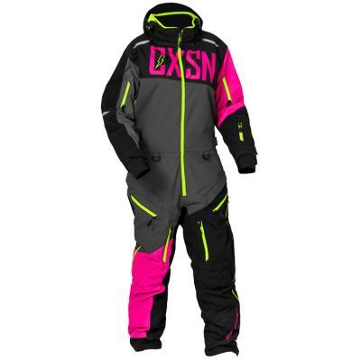 Castle X Freedom Women's Snowmobile Monosuit - Pink Glo/Hi-Vis for