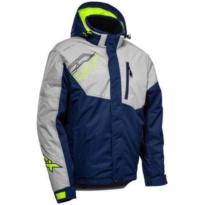 Castle X Phase G3 Snowmobile Jacket - Navy/Silver/Hi-Vis for Sale