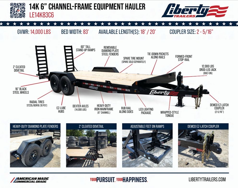 14K Dovetail Trailer photo 9