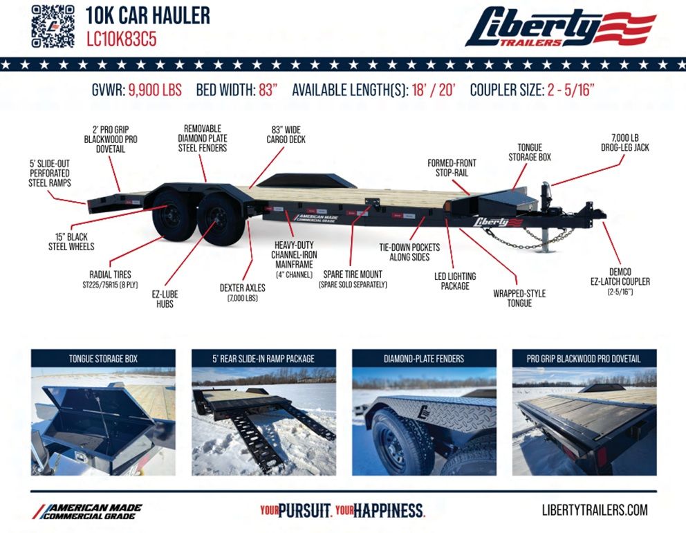 10.0K Car Hauler Trailer photo 6