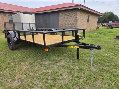 2027 Long Run Trailers 6x12 Pipe Top, 2' Dove 2' Gate — photo 1 of 6