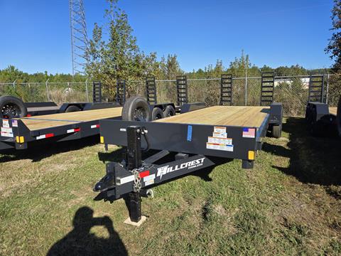 2026 Hillcrest Trailers 22+2 Equipment Trailer 14K, FUR, Brakes