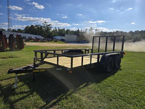 2027 Long Run Trailers 7x14 Pipe Top 7K, 4' Gate — photo 1 of 5