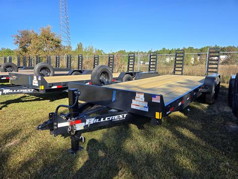 2026 Hillcrest Trailers 20+2 Equipment Trailer 14K FUR