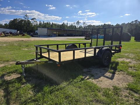 2027 Long Run Trailers 6x12 Pipe Top, 4' Gate