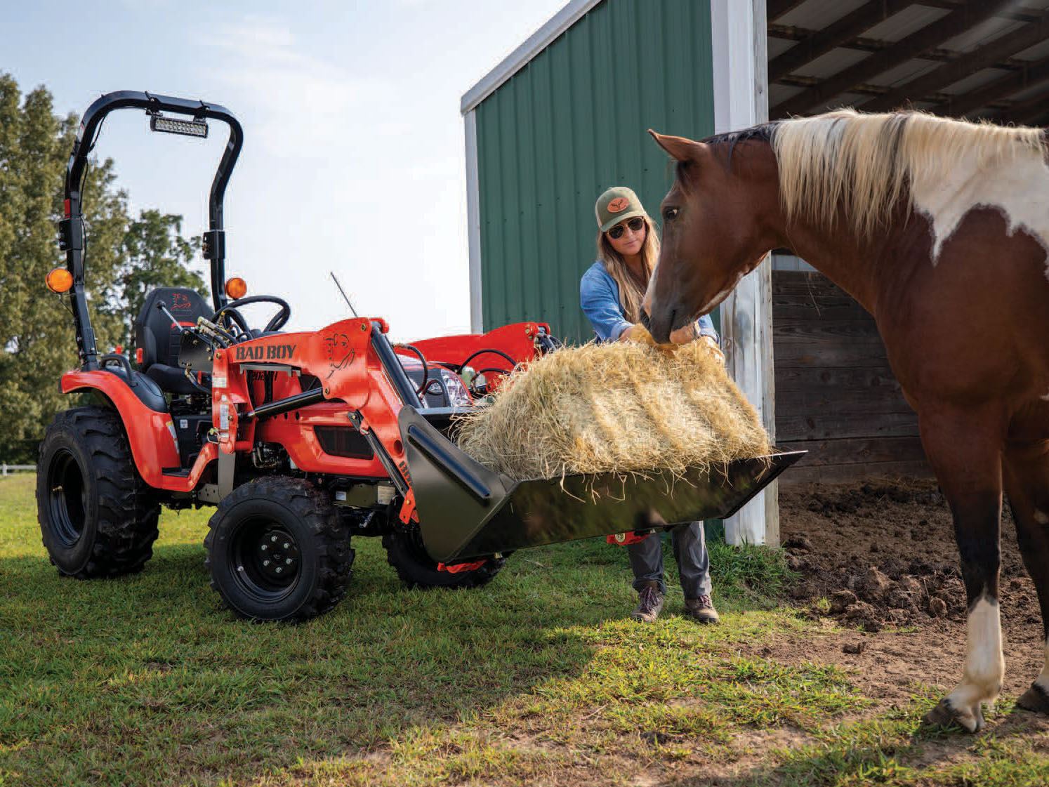 New 2025 Bad Boy Mowers 3026 with Loader & Backhoe Tractors