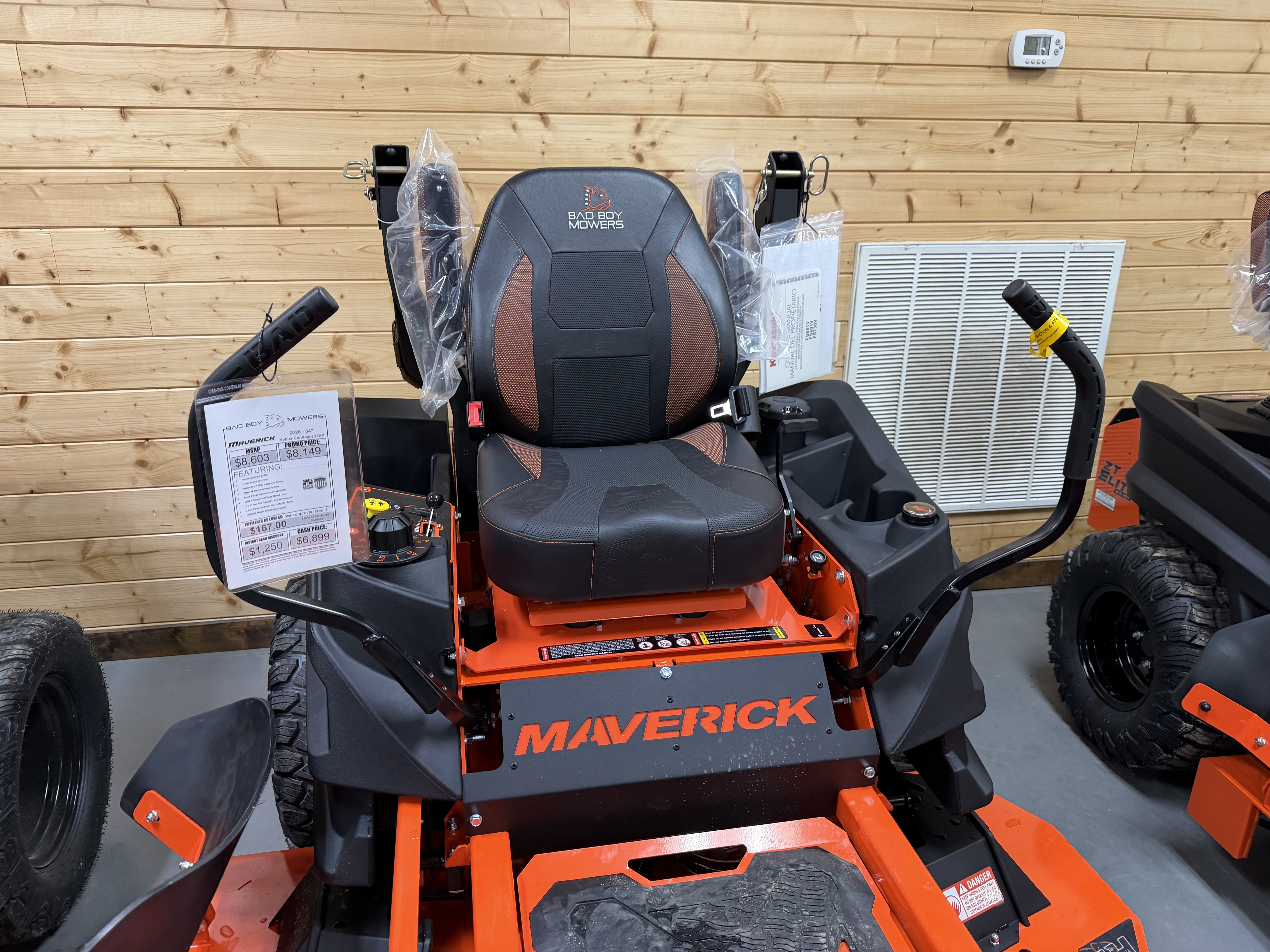 New Bad Boy Mowers Maverick 54 in. Kohler Confidant ZT740 25 hp