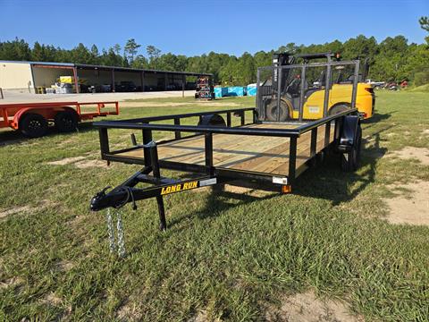 2027 Long Run Trailers 7x14 Pipe Top Single Axle, 4' Gate — photo 1 of 5