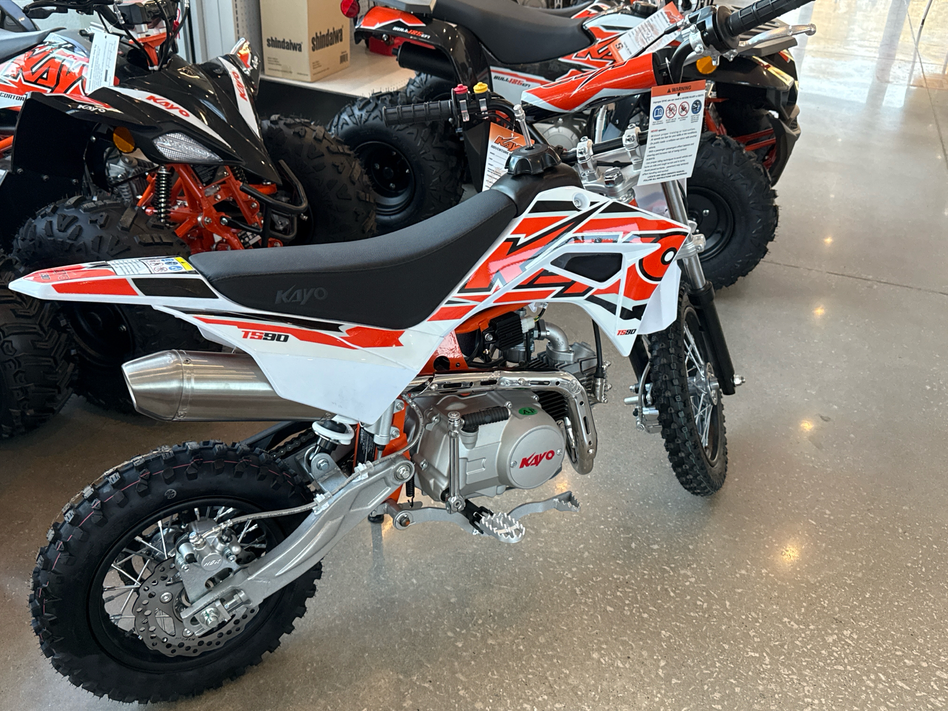 New 2025 Kayo TS 90, Clover SC | Specs, Price, Photos | White K0037