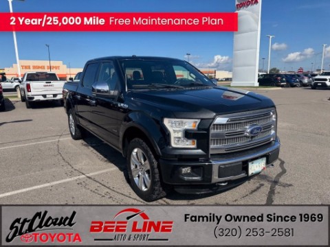 2015 Ford F-150 PLATINUM CREW CAB in Saint Joseph, Minnesota - Photo 1
