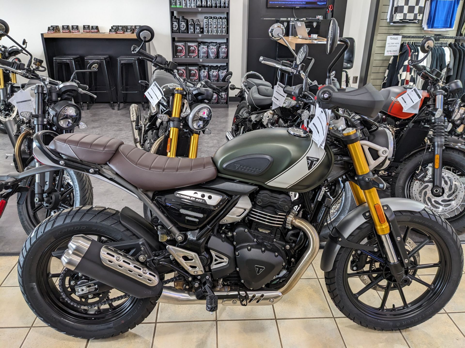 2026 Triumph Scrambler 400 X in Warren, Ohio - Photo 1