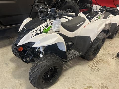 New 2026 Kawasaki KFX®90 Bright White | ATVs in Erda UT | KN30128