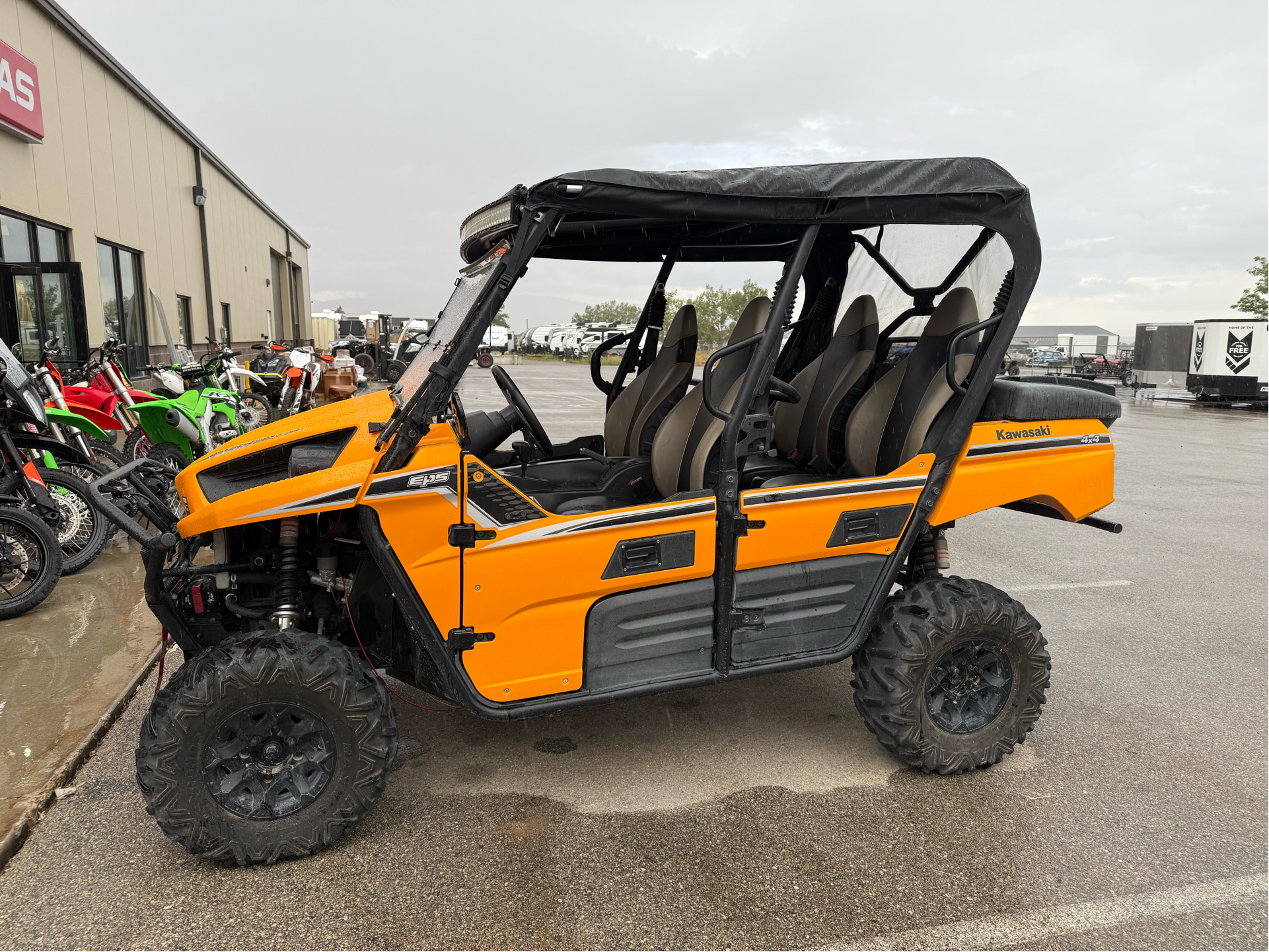 Used 2013 Kawasaki Teryx4™ 750 4x4 EPS LE Sunrise Yellow