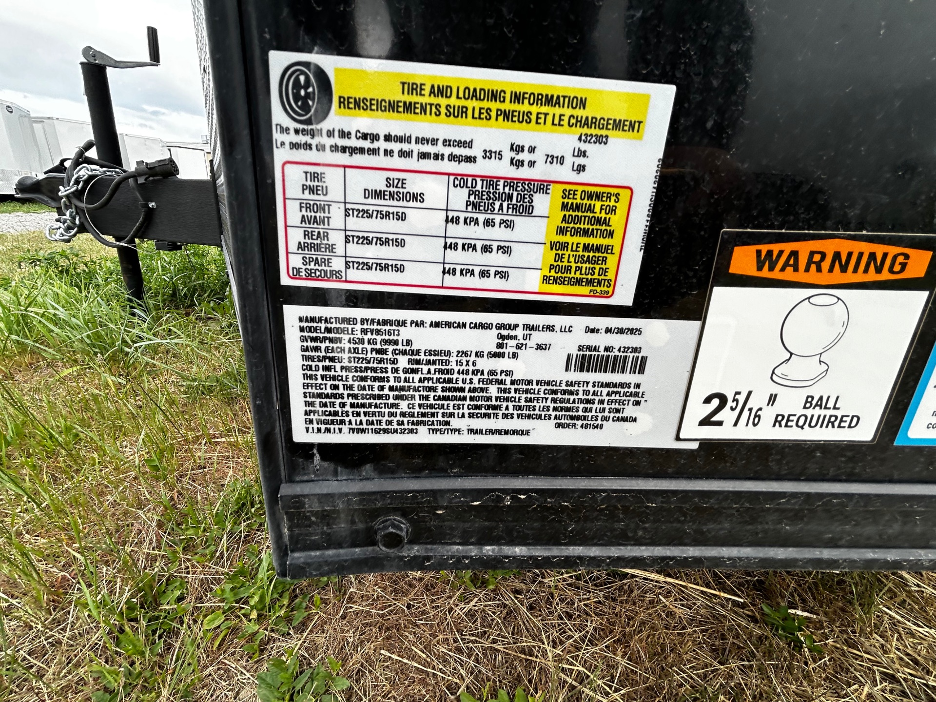 2025 Wells Cargo RFV8516T3 photo 5
