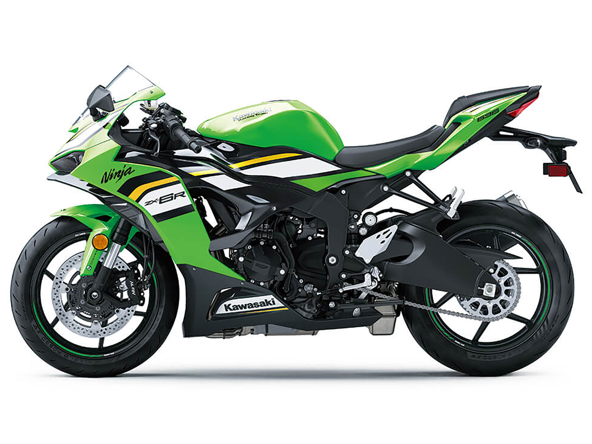 New 2025 Kawasaki Ninja ZX-6R KRT Edition ABS Pearl Blizzard White