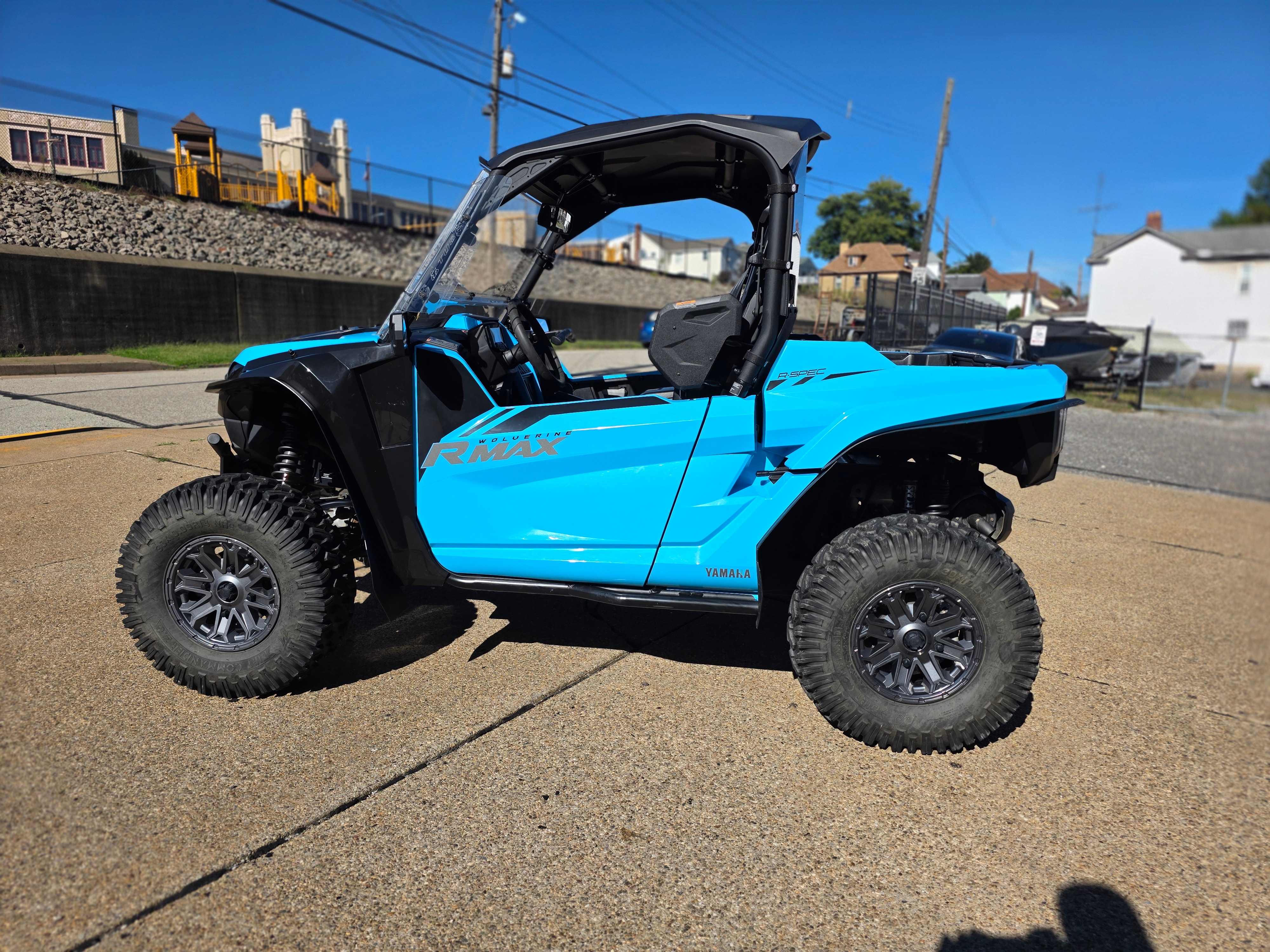 Used 2023 Yamaha Wolverine RMAX2 1000 R-Spec Cyan / Yamaha Black