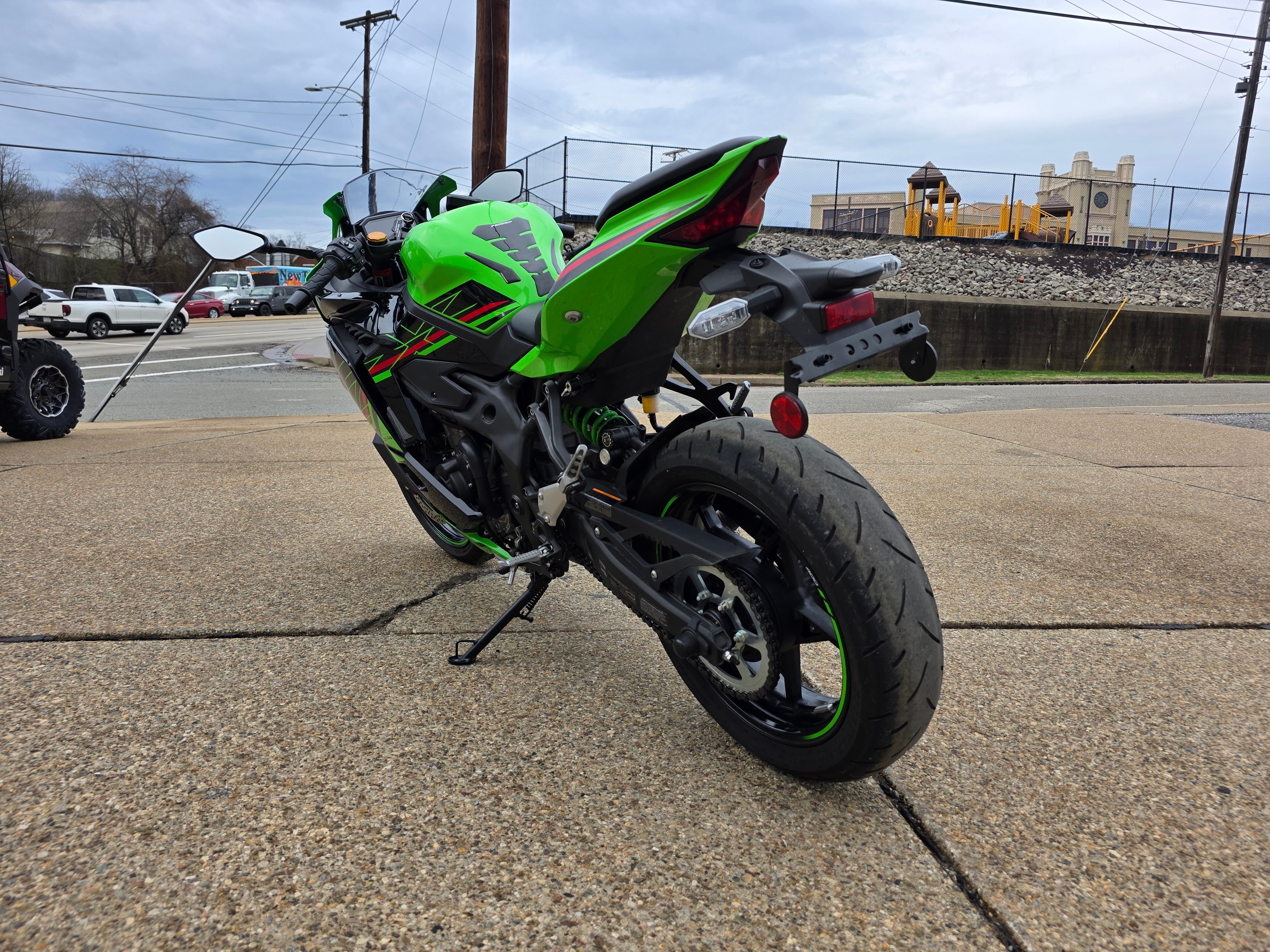 Used 2024 Kawasaki Ninja ZX-4RR KRT Edition ABS Lime Green / Ebony