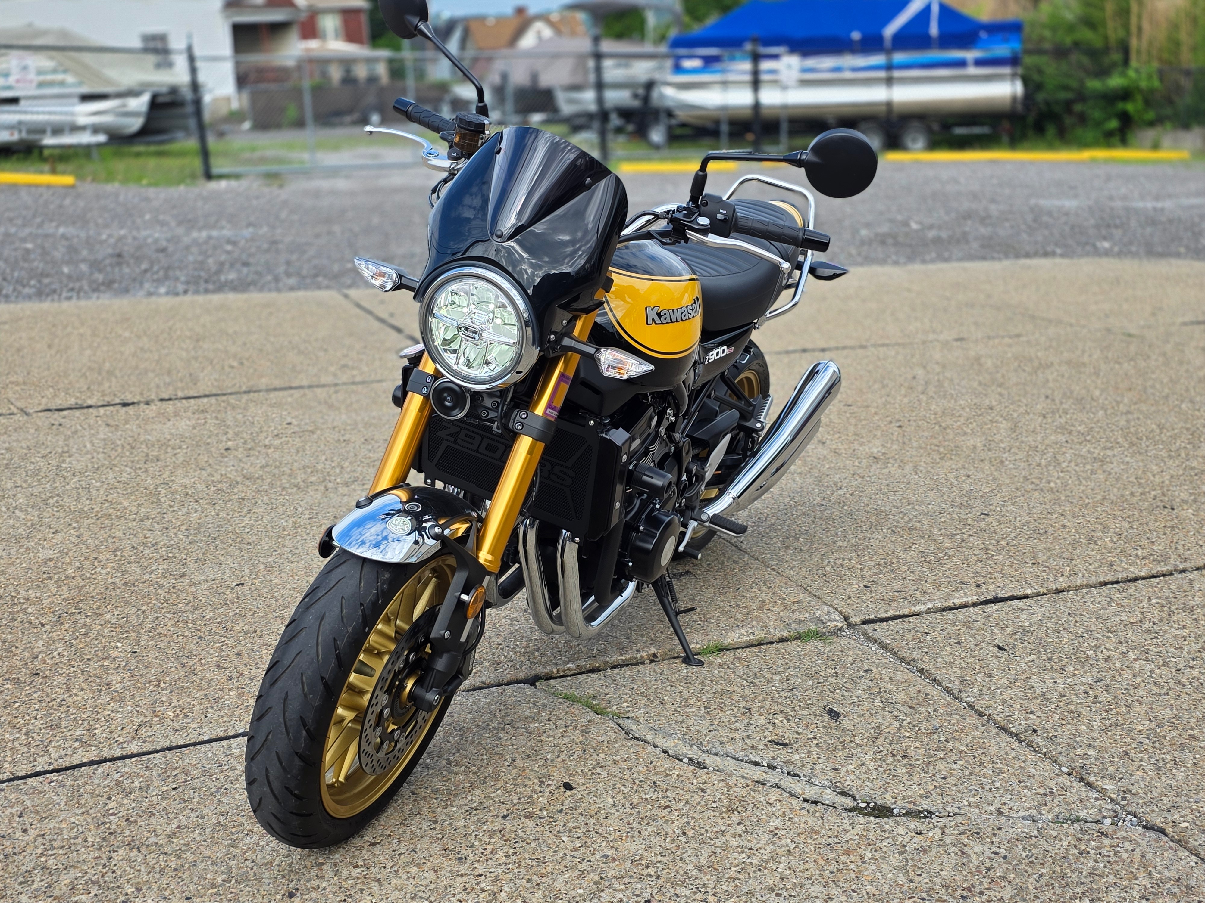 Used 2024 Kawasaki Z900RS SE ABS Metallic Diablo Black Motorcycles