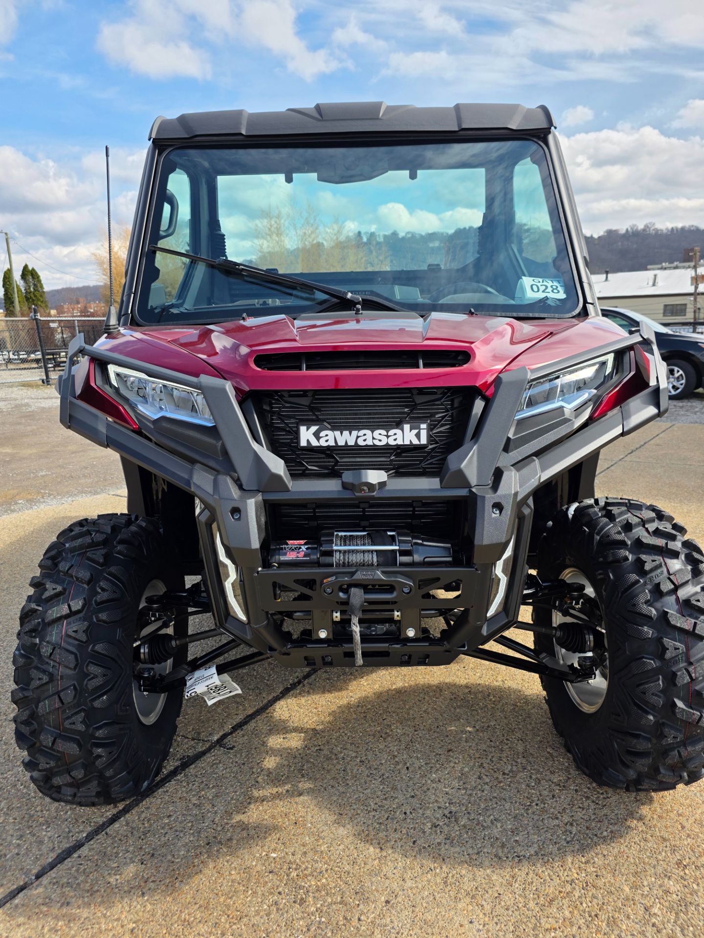 New 2026 Kawasaki RIDGE® Platinum Ranch Edition HVAC Metallic Deep