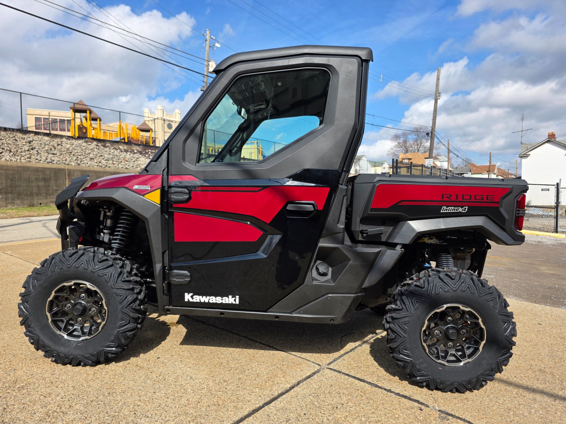 New 2026 Kawasaki RIDGE® Platinum Ranch Edition HVAC Metallic Deep
