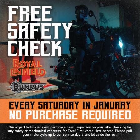 Free Safety Checks in January at Bumpus Powersports