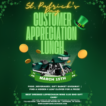 St. Patrick's Day Customer Appreciation Lunch