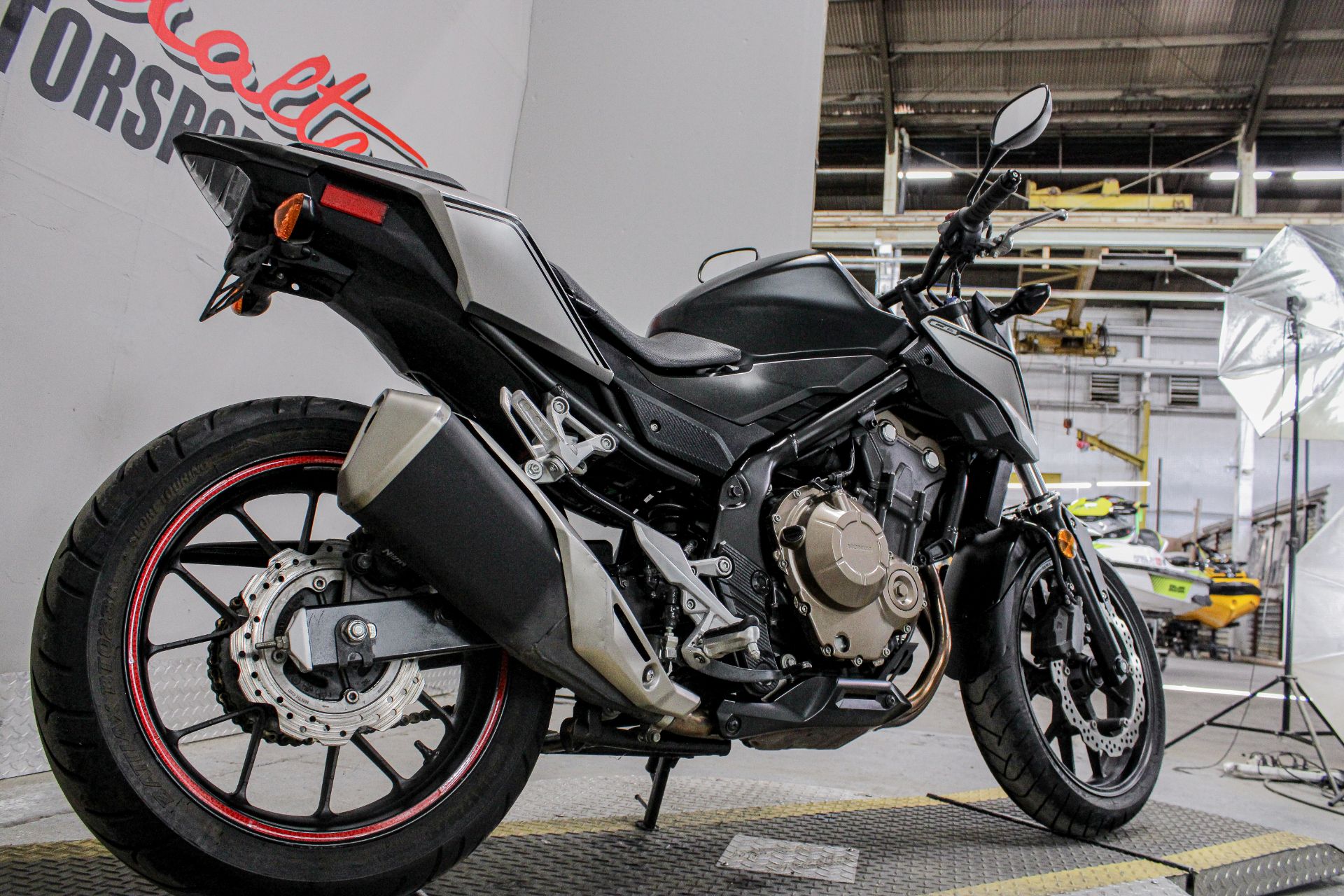 2016-25 Honda CB500F CS Racing Full Exhaust with 1x O2