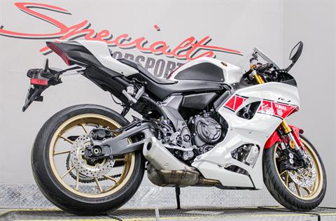 YAM001288 - 2022 - Yamaha Motor Corp., USA - YZF-R7 World GP 60th Anniversary Edition Lower Right Side Angle - Photo 15