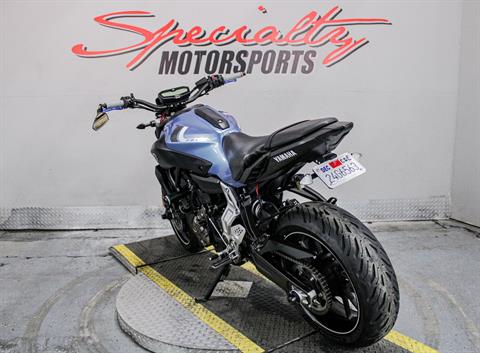 YAM003779 - 2017 - Yamaha Motor Corp., USA - FZ-07 Rear Left Side Angle - Photo 7