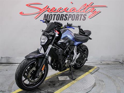 YAM003779 - 2017 - Yamaha Motor Corp., USA - FZ-07 Front Left Side View - Photo 10