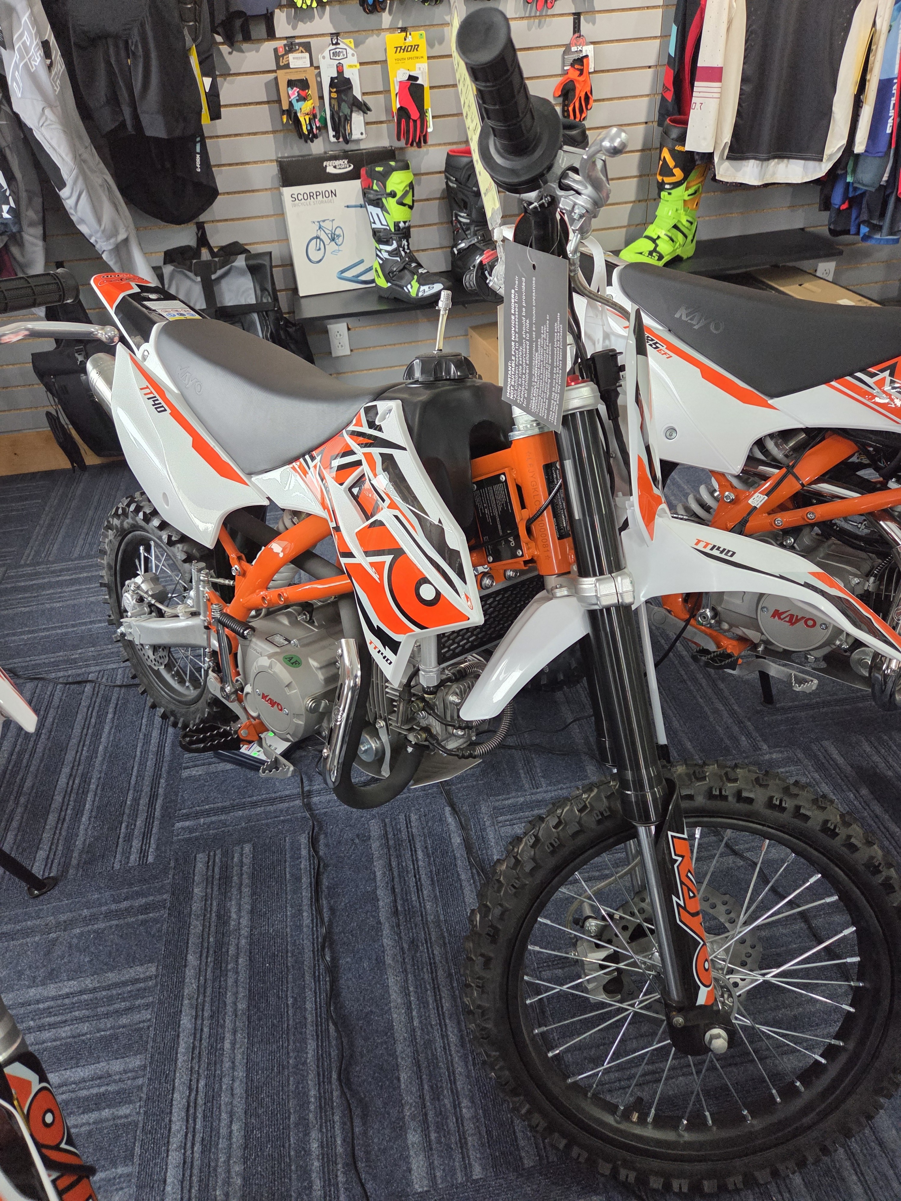 New 2025 Kayo TT 140, Honor MI | Specs, Price, Photos | White