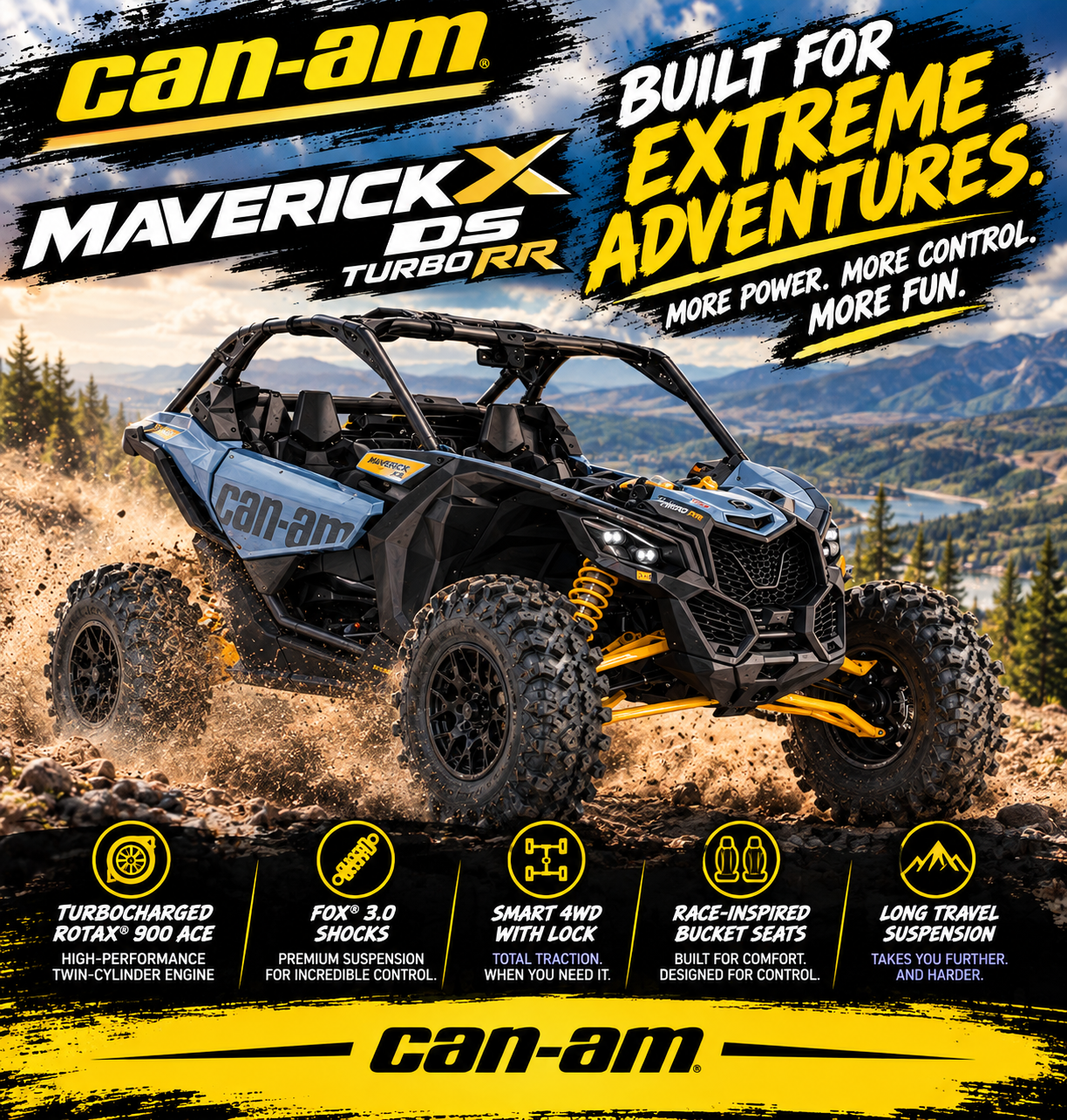 2026 Can-Am Maverick X3 DS TURBO RR for sale 1225628