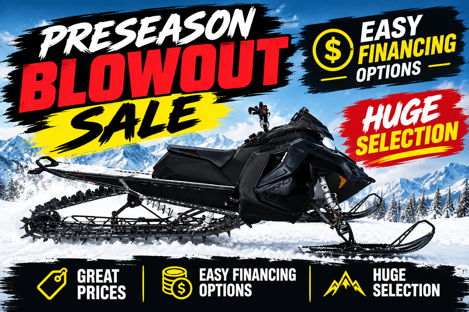 2026 Polaris 850 PRO RMK 165 SC for sale 919061