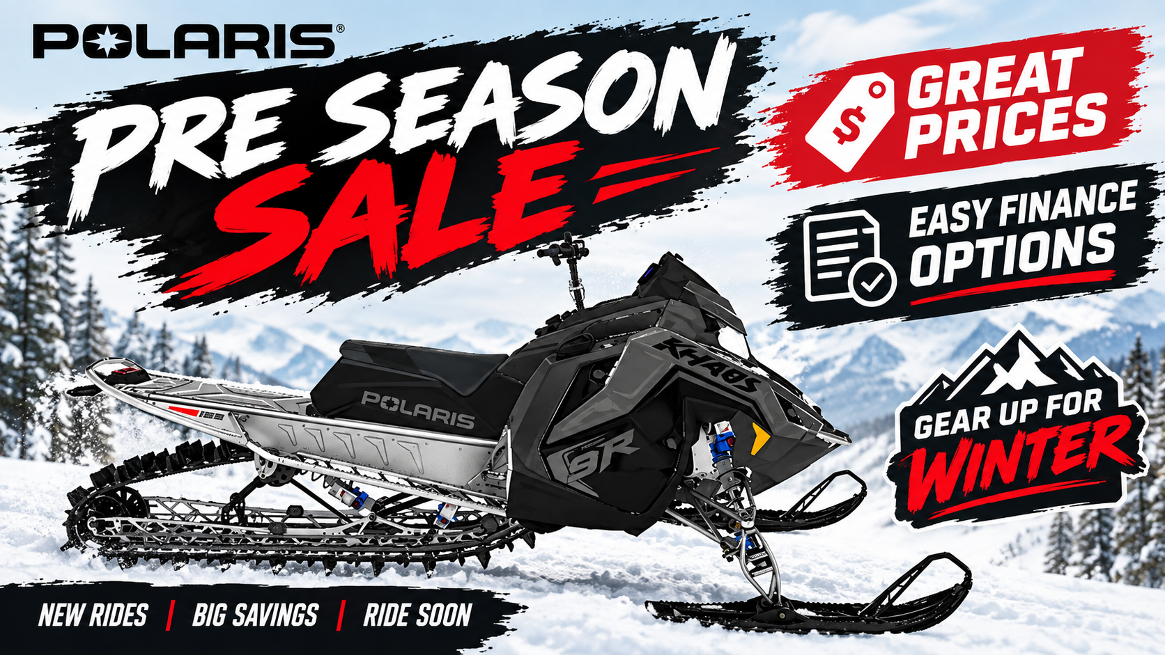 2025 Polaris Patriot 9R RMK Khaos 155 SC for sale 626188
