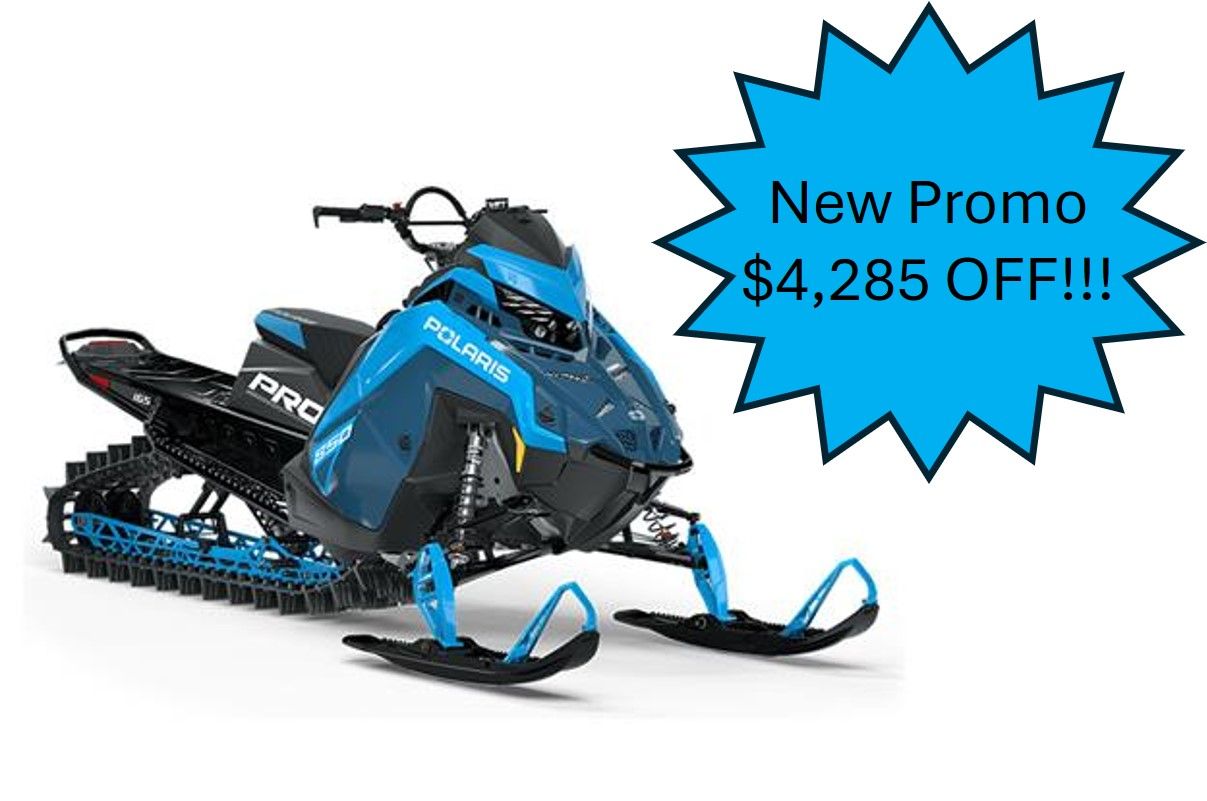 「LEAD SLED」　Night Blue 34×32 New 2024 Polaris 850 PRO RMK Slash 165 Snowmobiles in