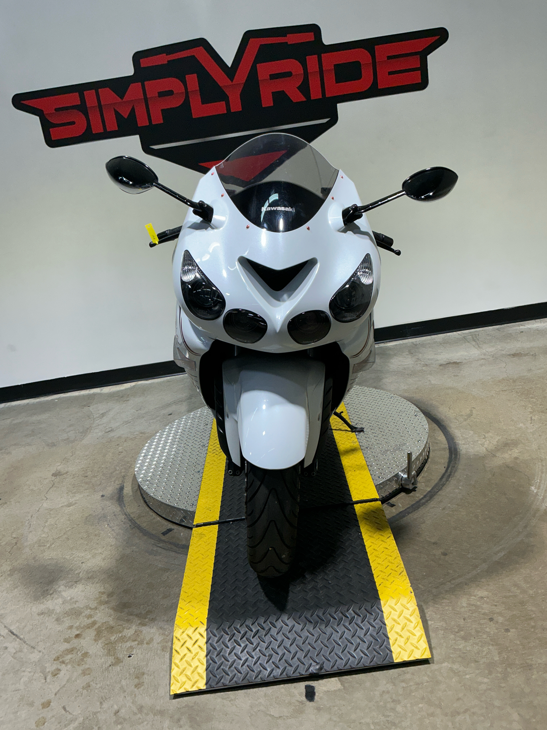 Used 2007 Kawasaki Ninja® ZX™-14 Pearl Crystal White Motorcycles