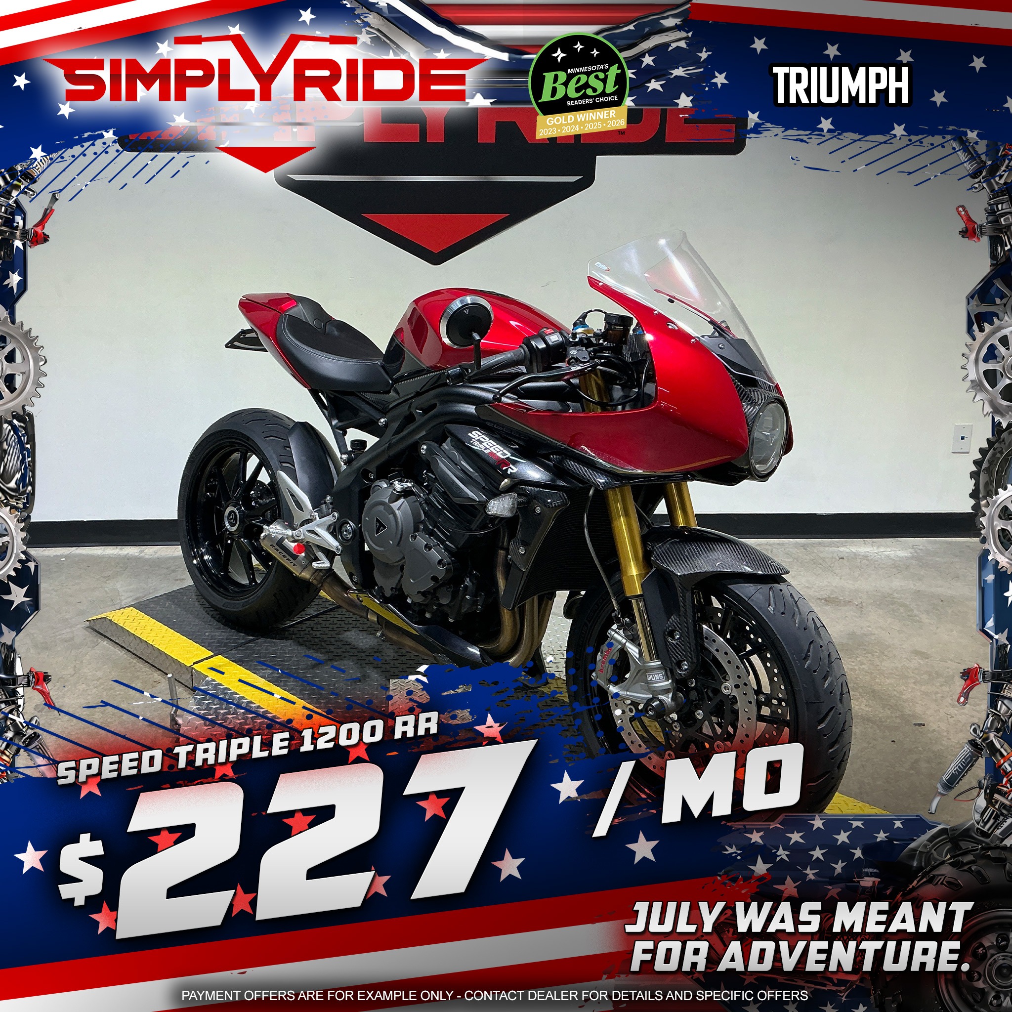 2023 Triumph Speed Triple 1200 RR