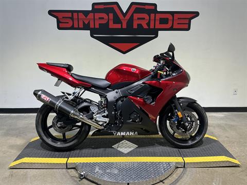 Used 2007 Yamaha YZF-R6S Candy Red Motorcycles For Sale in Eden