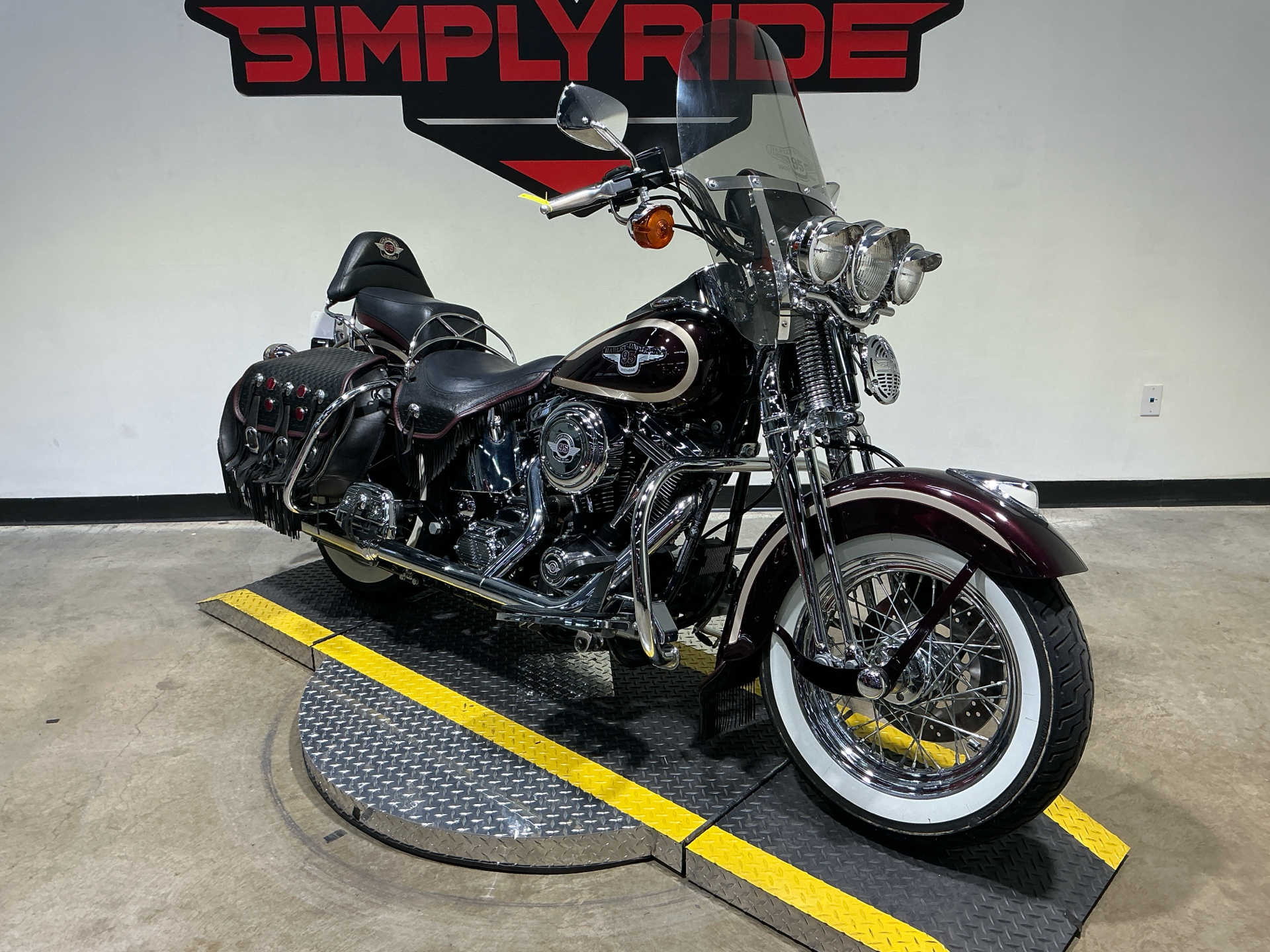 Used 1998 Harley-Davidson Heritage Softail Classic Maroon