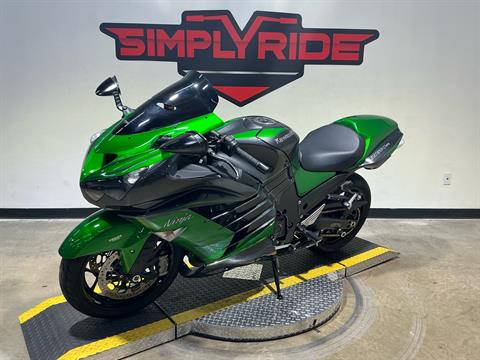 L. Used 2018 Kawasaki Ninja ZX-14R ABS SE Emerald Blazed Green