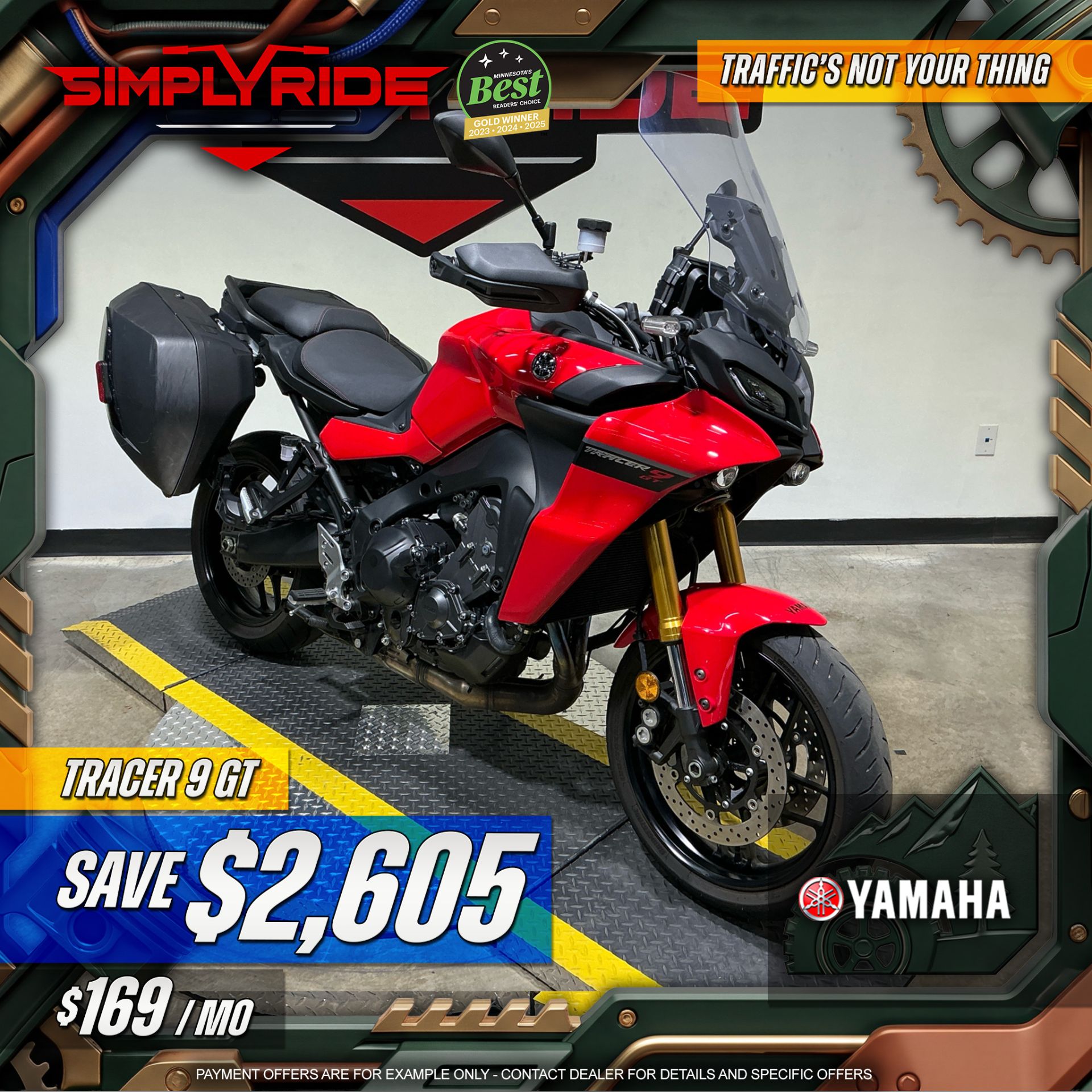 Used 2021 Yamaha Tracer 9 GT Redline Motorcycles For Sale in Eden