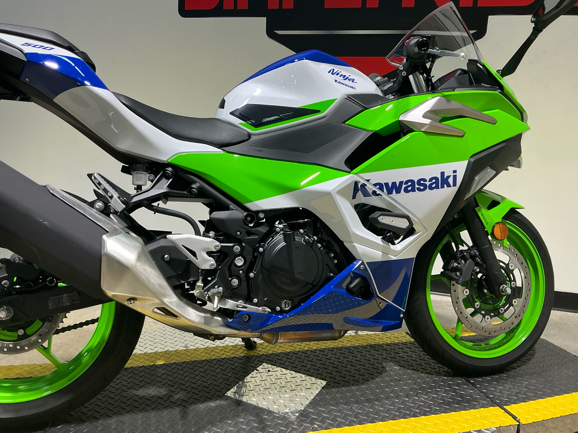 Used 2024 Kawasaki Ninja 500 SE 40th Anniversary Edition ABS Lime