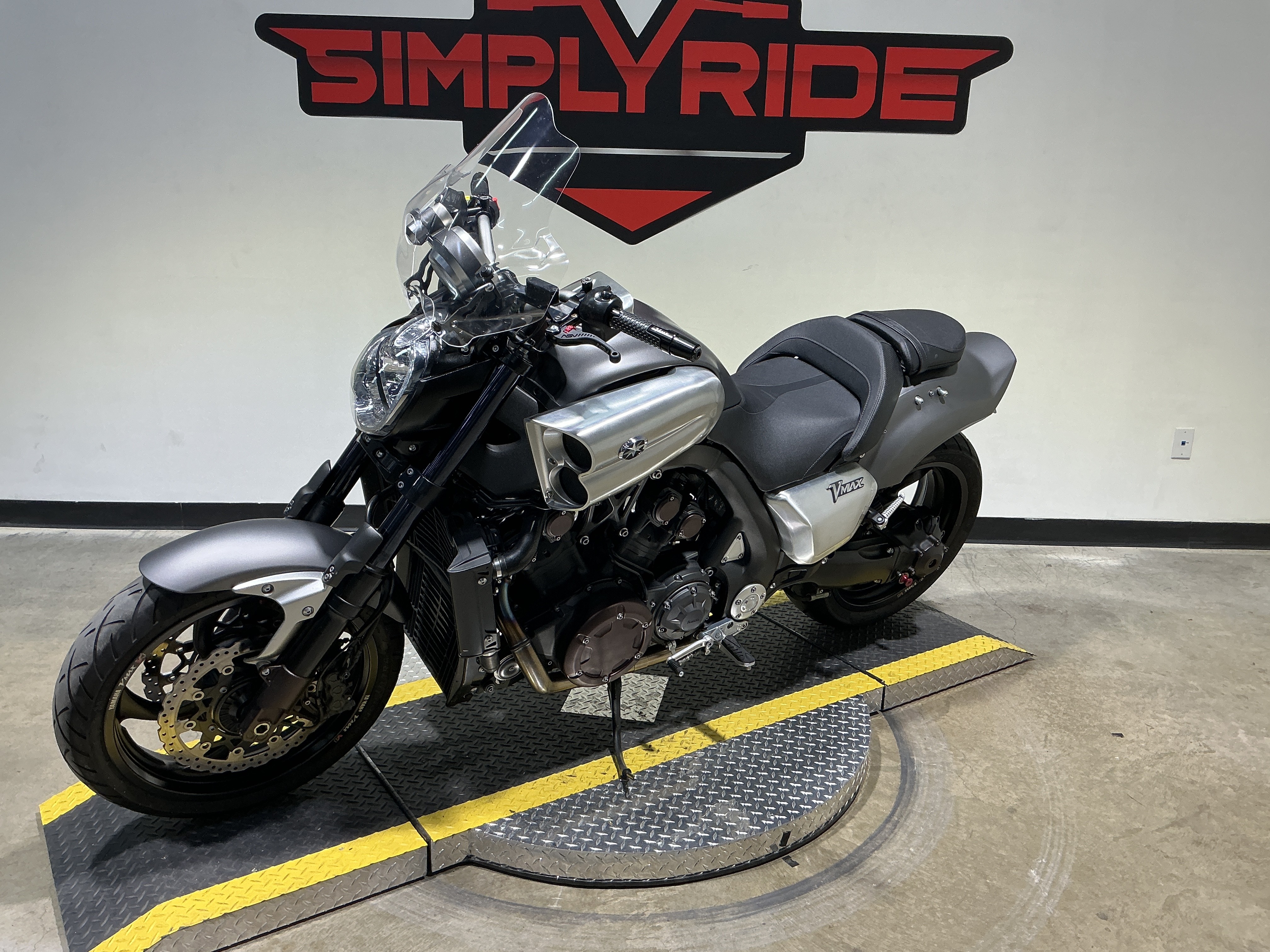 Used 2014 Yamaha VMAX Matte Gray Motorcycles For Sale in Eden Prairie