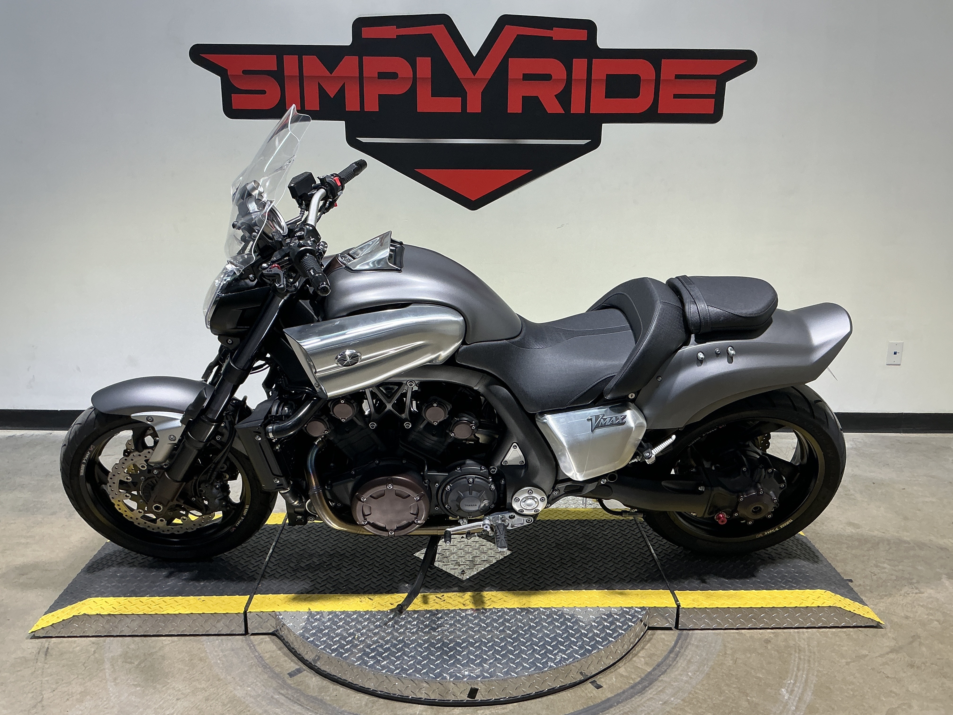 Used 2014 Yamaha VMAX Matte Gray Motorcycles For Sale in Eden Prairie