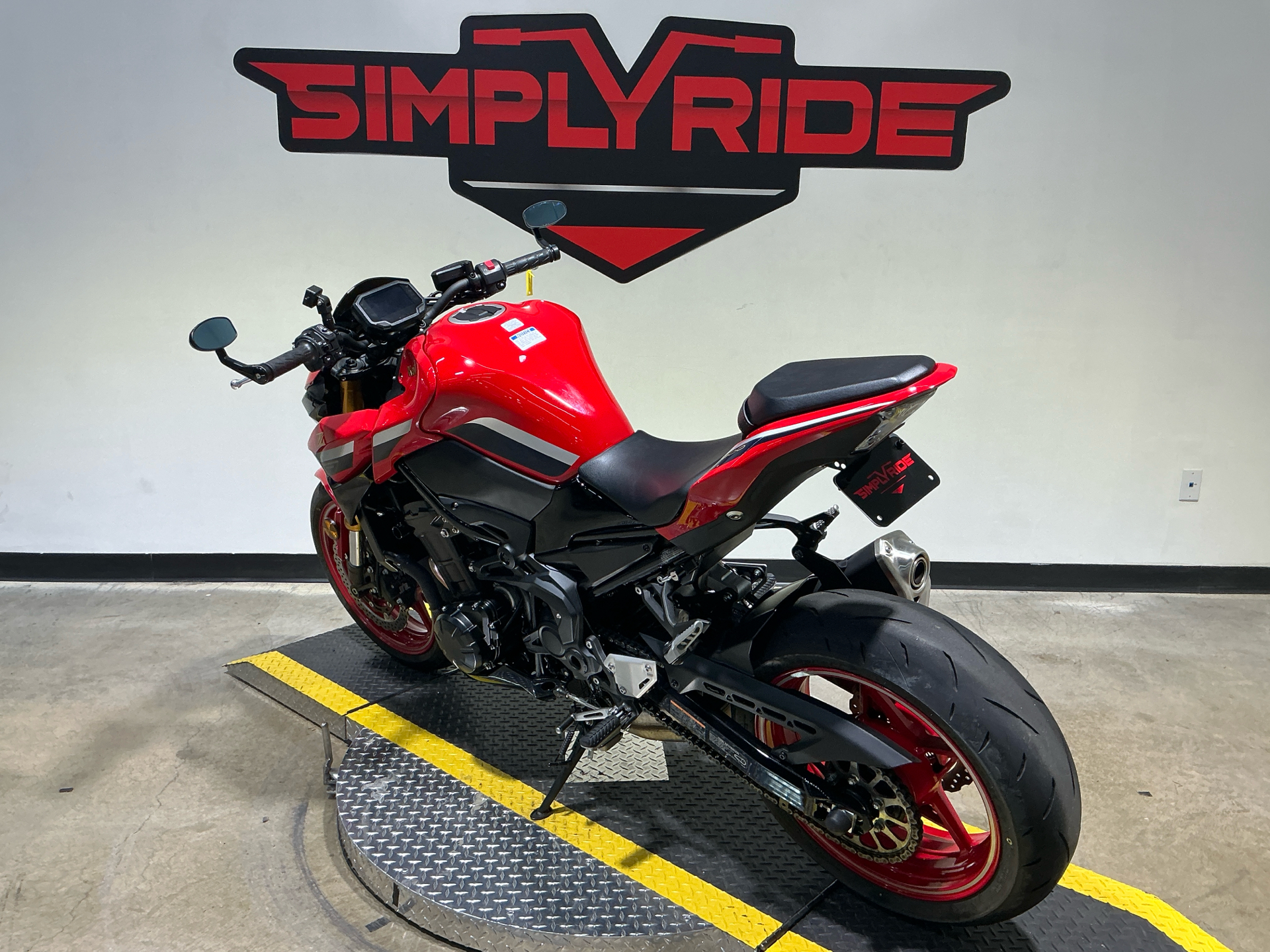 Used 2022 Kawasaki Z900 50th Anniversary Firecracker Red