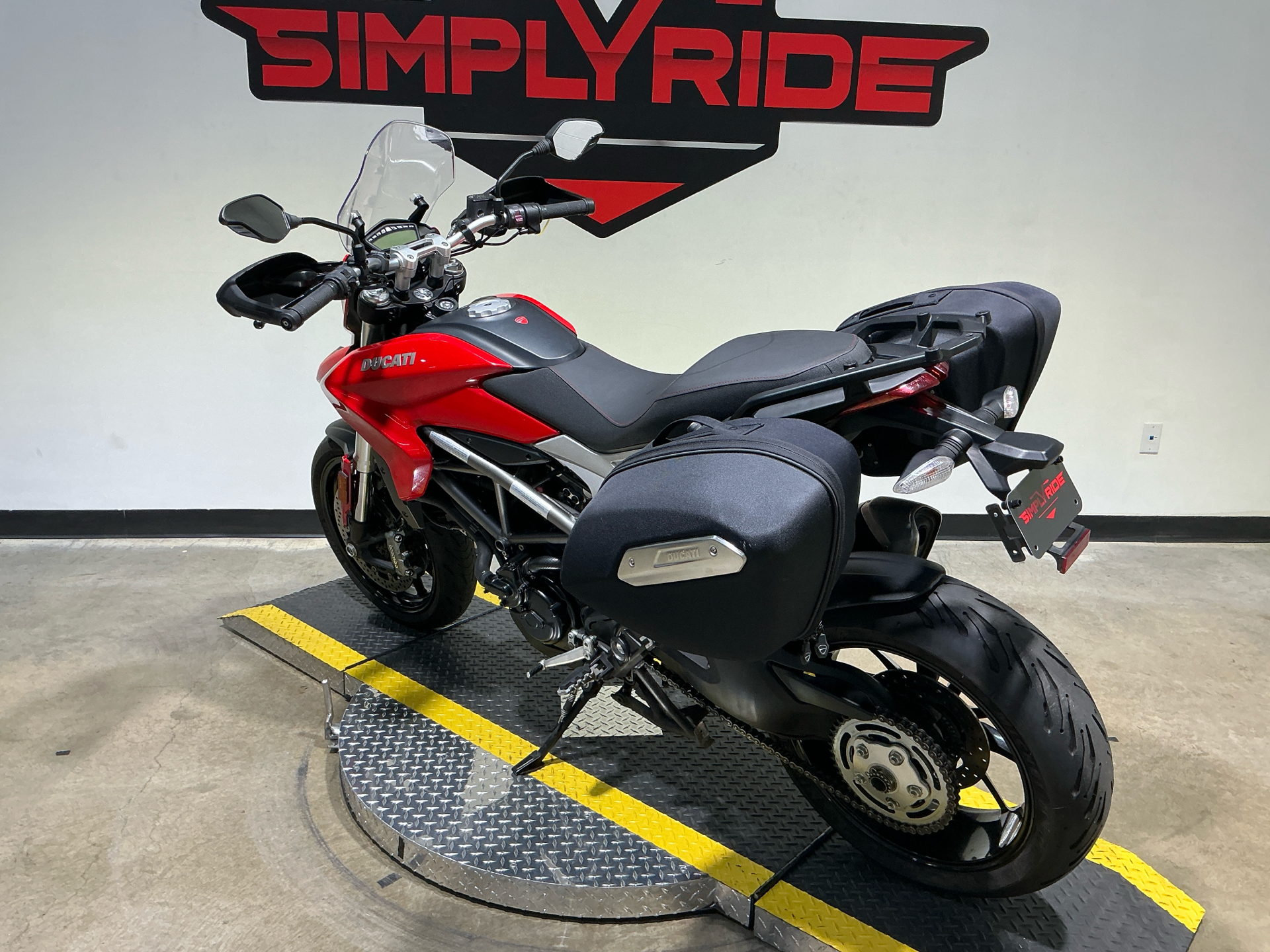 Used 2013 Ducati Hyperstrada Red Motorcycles For Sale in Eden