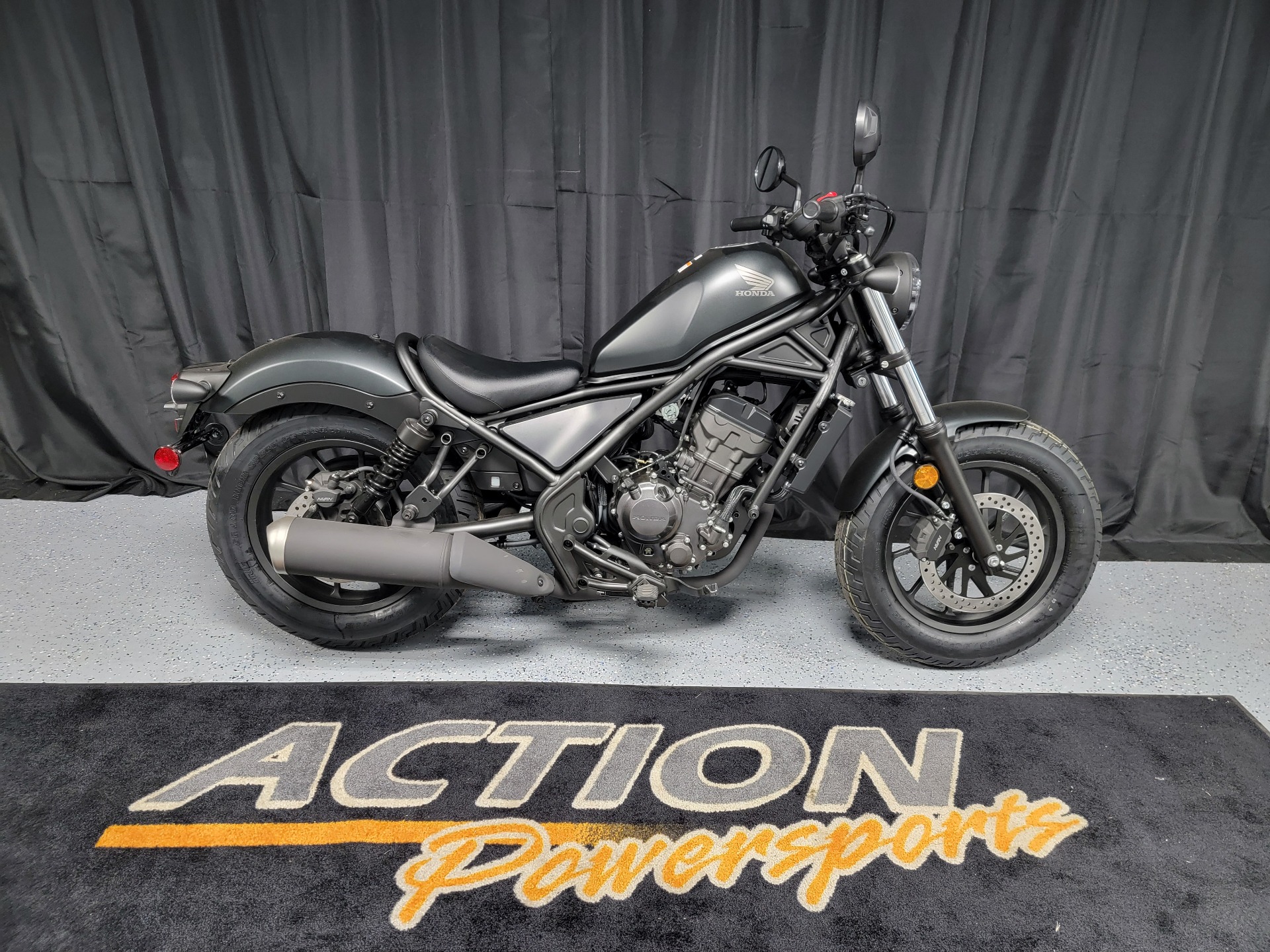 Honda Rebel 300 Modified Honda Rebel 500 Seat Black Bobber Style