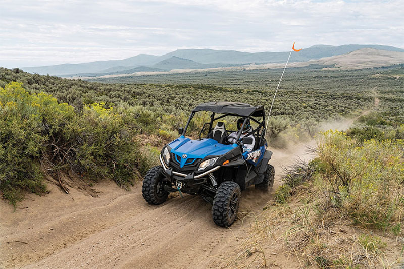 New 2022 CFMOTO ZForce 800 Trail Athens Blue Utility Vehicles For