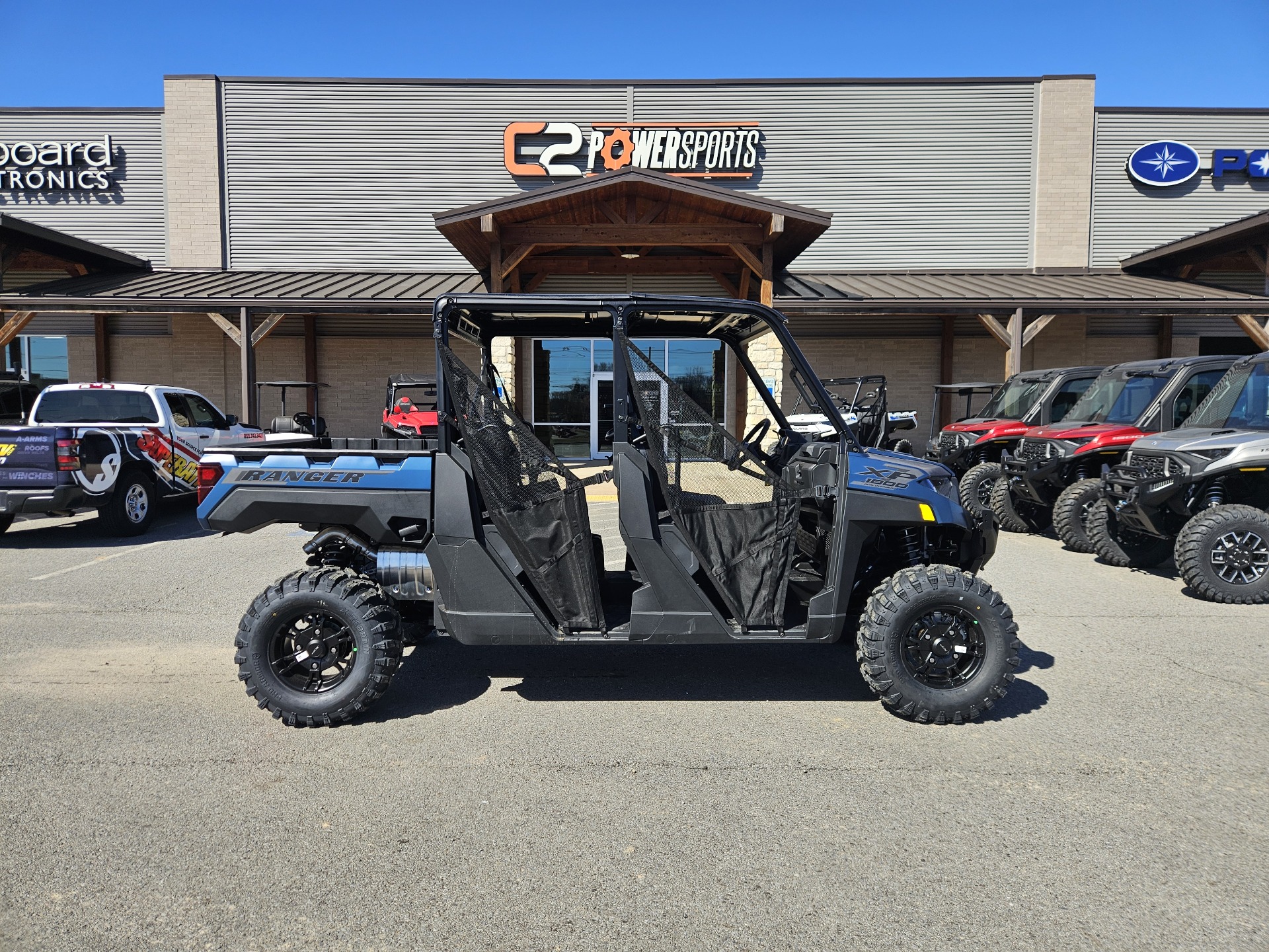 New 2025 Polaris Ranger Crew XP 1000 Premium Utility Vehicles in Conway AR P723293 Blue